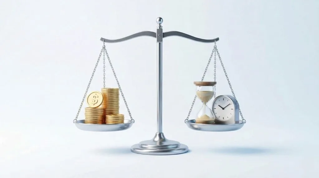Balance décisionnelle entre économiser de l'argent avec l'INPI ou gagner du temps avec Legalstart