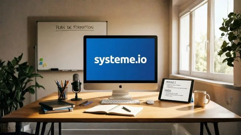 créer une formation avec systeme.io