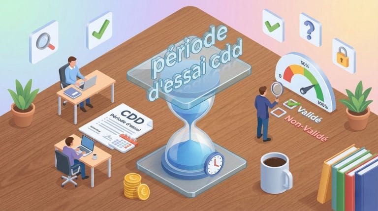 période d'essai cdd