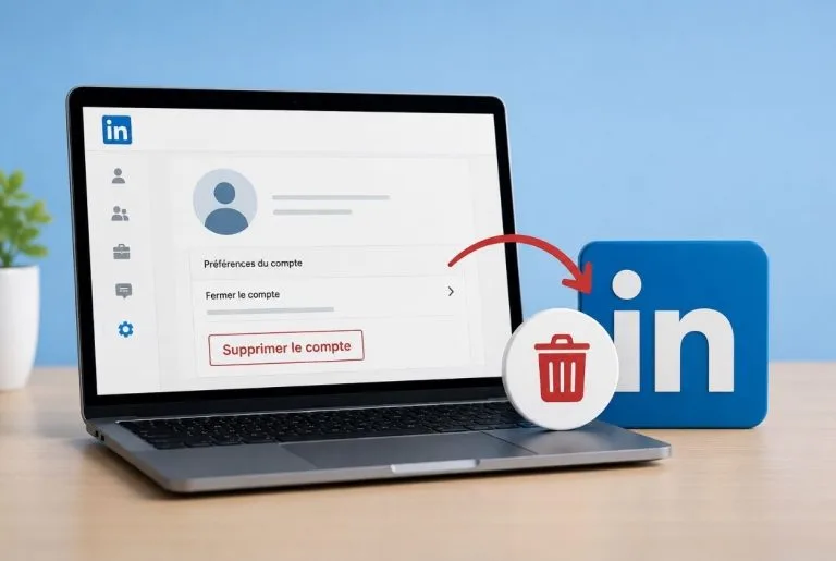Supprimer un compte LinkedIn