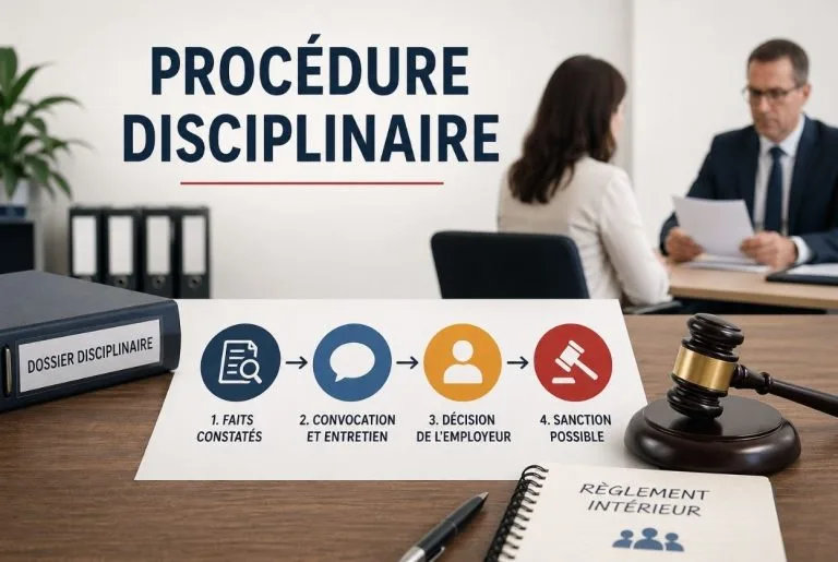 Procédure disciplinaire : étapes, délais et droits
