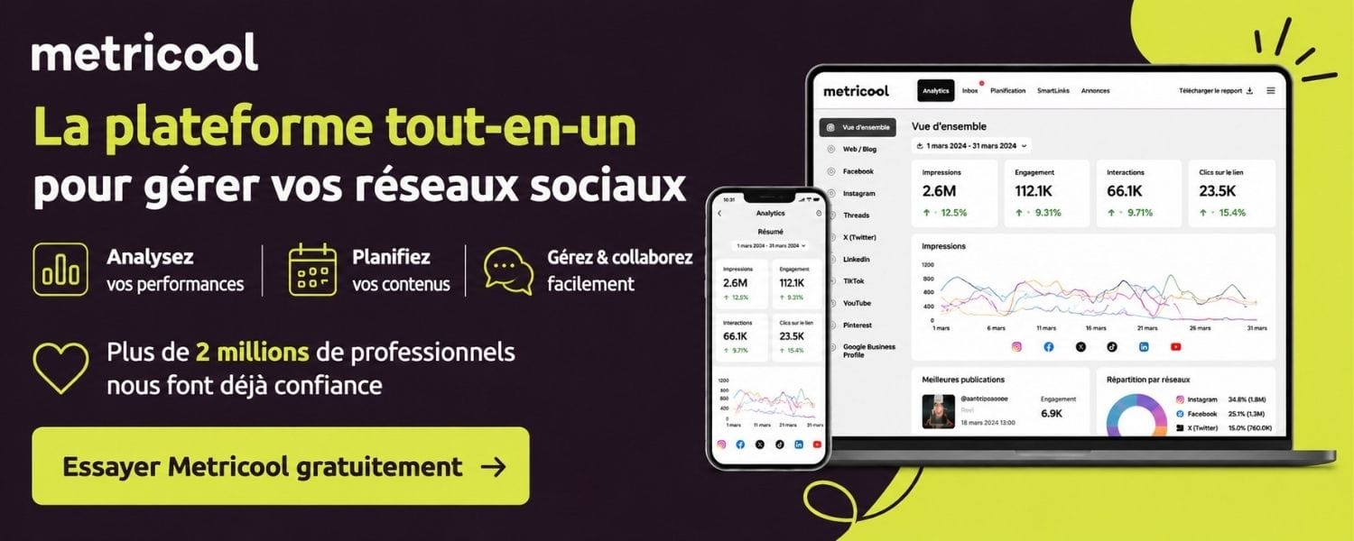 bannière essayer metricool