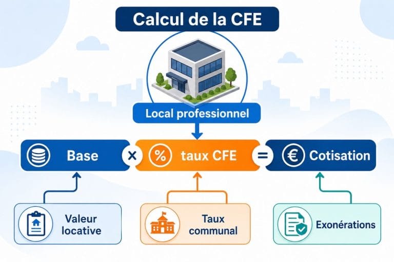 calcul de la cotisation foncière des entreprises