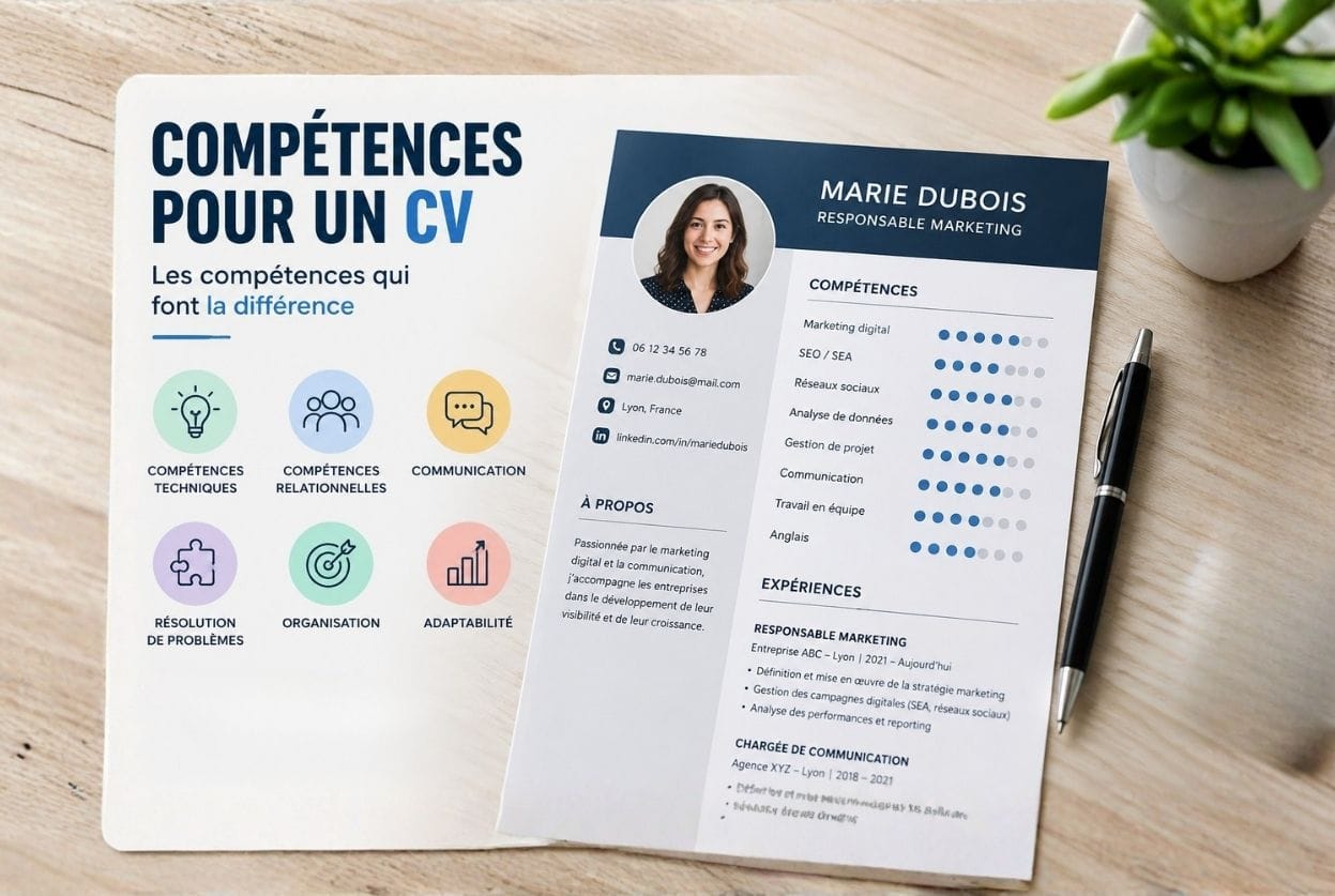 Compétences pour un CV : Liste, exemples et pièges[source: 1]