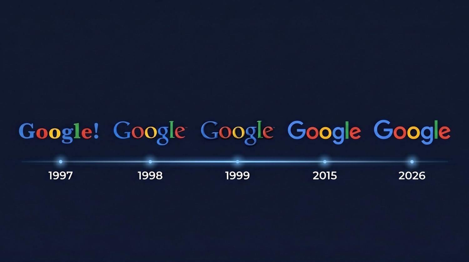 évolution logo google