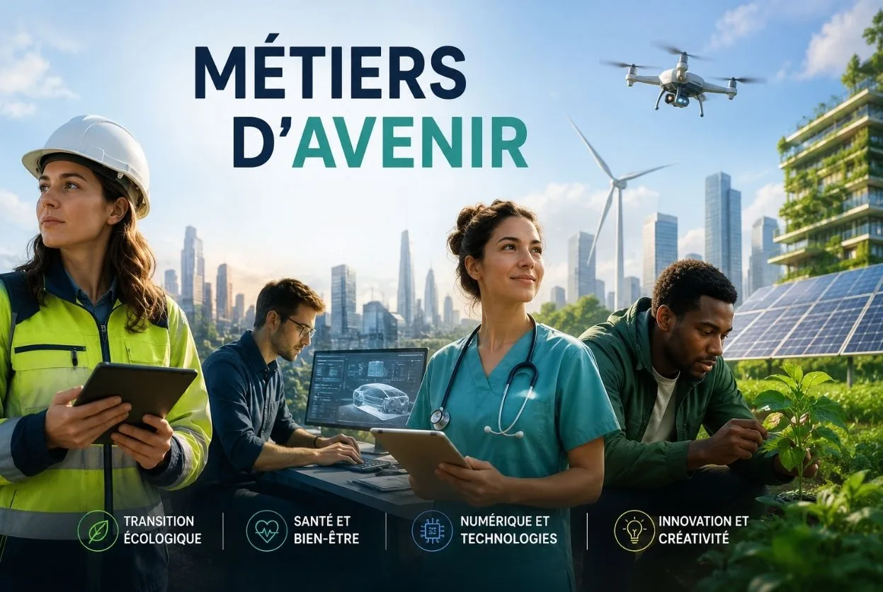 Métiers d'avenir : liste, salaires et formations